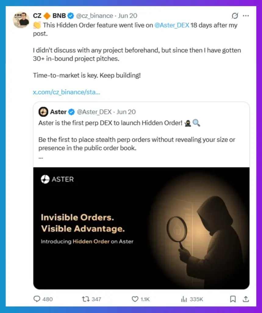 Aster是什么？币安领投的去中心化永续合约交易所(Perp DEX)